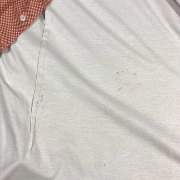 Emanuel Berg Shirt Mens L/XL 17 Red White Modern Fit Stretch Button Up Dress - Picture 9 of 11